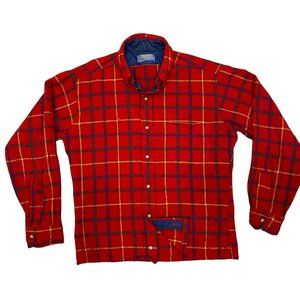 Vintage 70’s Pendleton Plaid Shirt Sz S